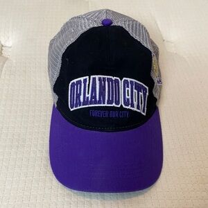 Men Adidas MLS Orlando City Adjustable Hats